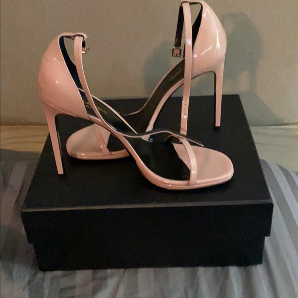 Saint  Laurent Blush Colored Pumps